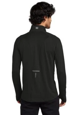 Ogio Shirts: Men's OE335 BLK Black Endurance Nexus 1/4-Zip Pullover 5 Ogio Shirts: Men's OE335 BLK Black Endurance Nexus 1/4-Zip Pullover -Workingperson Deals Shirts Store 6671 blacktop 2 oe335blacktopmodelback2 337w