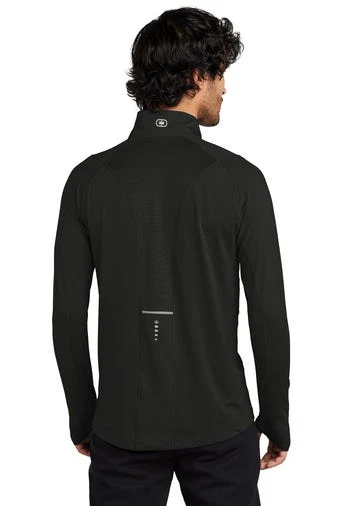 Ogio Shirts: Men's OE335 BLK Black Endurance Nexus 1/4-Zip Pullover 3 Ogio Shirts: Men's OE335 BLK Black Endurance Nexus 1/4-Zip Pullover - Image 3