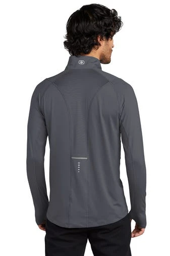 Ogio Shirts: Men's OE335 GGY Gear Grey Endurance Nexus 1/4-Zip Pullover 3 Ogio Shirts: Men's OE335 GGY Gear Grey Endurance Nexus 1/4-Zip Pullover - Image 3