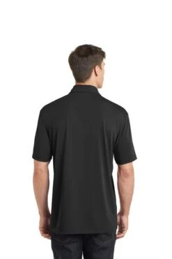 Port Authority Shirts: Men's K568 BLK Black Cotton Touch Performance Polo -Workingperson Deals Shirts Store 6673 black 2 k568blackmodelback 337w