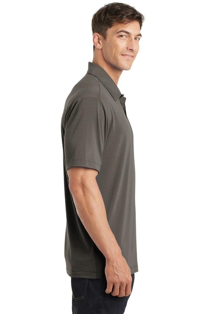 Port Authority Shirts: Men's K568 GS Grey Smoke Cotton Touch Performance Polo 2 Port Authority Shirts: Men's K568 GS Grey Smoke Cotton Touch Performance Polo - Image 2