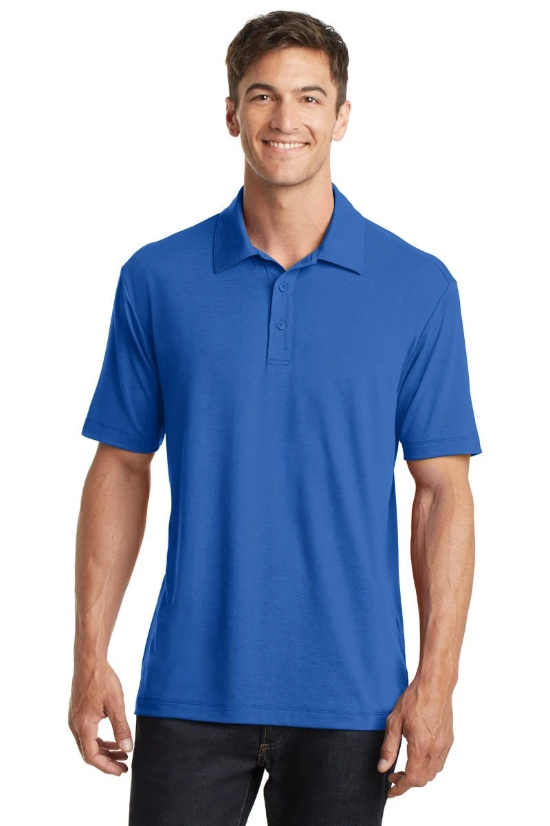 Port Authority Shirts: Men's K568 SB Strong Blue Cotton Touch Performance Polo 1 Port Authority Shirts: Men's K568 SB Strong Blue Cotton Touch Performance Polo