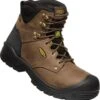 Keen Utility Boots: Men's 1026489 Dark Earth Black Soft Toe 6" Waterproof Independence Boot