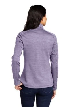 Port Authority Jackets: Women's L231 PURP Purple Digi Stripe Fleece Jacket -Workingperson Deals Shirts Store 6892 purple 2 l231purplemodelback1 337w