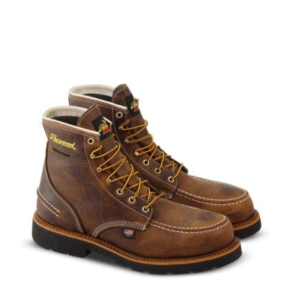 Thorogood Boots: Men's 804-3696 Brown CrazyHorse Steel Toe Work Boot 4 Thorogood Boots: Men's 804-3696 Brown CrazyHorse Steel Toe Work Boot - Image 4