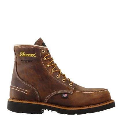 Thorogood Boots: Men's 804-3696 Brown CrazyHorse Steel Toe Work Boot 2 Thorogood Boots: Men's 804-3696 Brown CrazyHorse Steel Toe Work Boot - Image 2