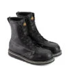 Thorogood Boots: Men's 804 6208 Black Steel Toe 8" American Heritage Midnight Series Work Boot