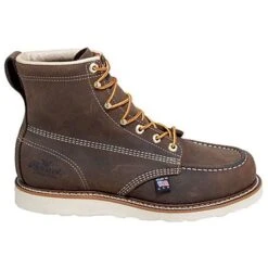 Thorogood Boots: Men's Brown Moc Toe 814-4203 USA Made American Heritage Work Boots -Workingperson Deals Shirts Store 814 4203 thorogoodo 01