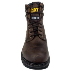 Caterpillar Boots: Men's Steel Toe EH 89586 Brown Boots -Workingperson Deals Shirts Store 89586 5