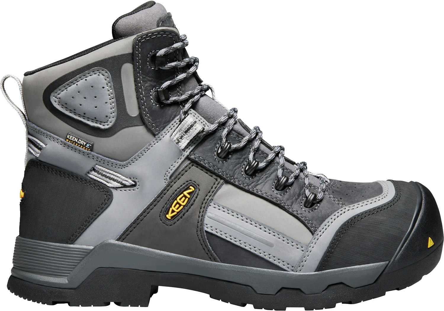 Keen Utility: Men's 1017804 Magnet Steel Grey Davenport 6'' Composite Toe Insulated Waterproof Work Boot 1 Keen Utility: Men's 1017804 Magnet Steel Grey Davenport 6'' Composite Toe Insulated Waterproof Work Boot