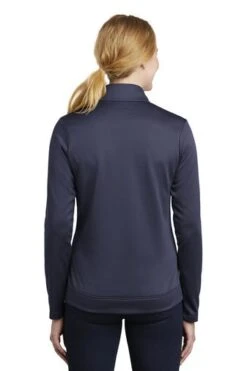 Nike Jackets: Women's NKAH6260 MN Midnight Navy Therma Fit Full Zip Fleece -Workingperson Deals Shirts Store 9233 midnightnavy 2 nkah6260midnightnavymodelback 337w