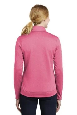 Nike Jackets: Women's NKAH6260 VPH Vivid Pink Heather Therma Fit Full Zip Fleece -Workingperson Deals Shirts Store 9233 vividpinkhth 1 nkah6260vividpinkhthmodelback 337w