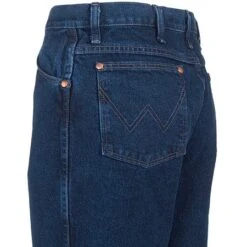 Wrangler Jeans: Men's Dark Stone 0936 DSD Cowboy Cut Slim Fit Denim Jeans -Workingperson Deals Shirts Store 936dsd wranglerl 01