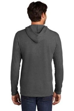 District Sweatshirts: Men's DT571 WC Washed Coal Featherweight French Terry Hoodie -Workingperson Deals Shirts Store 9747 washedcoal 2 dt571washedcoalmodelback 337w