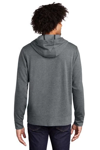 Sport-Tek Jackets: Men's ST293 DGH Dark Grey Heather PosiCharge Tri-Blend Wicking Fleece Full-Zip Hooded Jacket 3 Sport-Tek Jackets: Men's ST293 DGH Dark Grey Heather PosiCharge Tri-Blend Wicking Fleece Full-Zip Hooded Jacket - Image 3