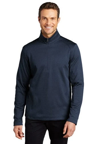 Port Authority Sweatshirts: Men's F248 DBNH Dress Blue Navy Heather Diamond 1/4 Zip Pull Over 1 Port Authority Sweatshirts: Men's F248 DBNH Dress Blue Navy Heather Diamond 1/4 Zip Pull Over