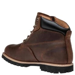 Timberland Pro Boots: Men's A1WG2 Brown Gritstone Slip Resistant 6" Work Boot -Workingperson Deals Shirts Store a1wg2 1