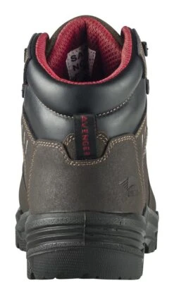 Avenger Boots: Men's A7402 Brown Foundation 6" Carbon Toe Waterproof Work Boot 7 Avenger Boots: Men's A7402 Brown Foundation 6" Carbon Toe Waterproof Work Boot -Workingperson Deals Shirts Store a7402 back 1024x1024 2x