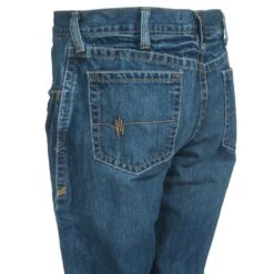 Ariat Jeans: Men's 10014449 Flame-Resistant M3 Flint Loose Fit Jeans -Workingperson Deals Shirts Store ariat fr 10014449 l 01