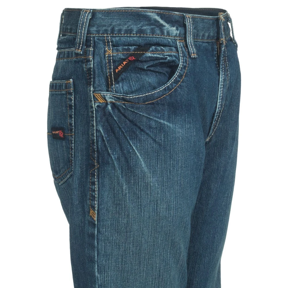 Ariat Jeans: Men's 10015160 Flame-Resistant Slim Straight Leg Clay Work Jeans 4 Ariat Jeans: Men's 10015160 Flame-Resistant Slim Straight Leg Clay Work Jeans - Image 4