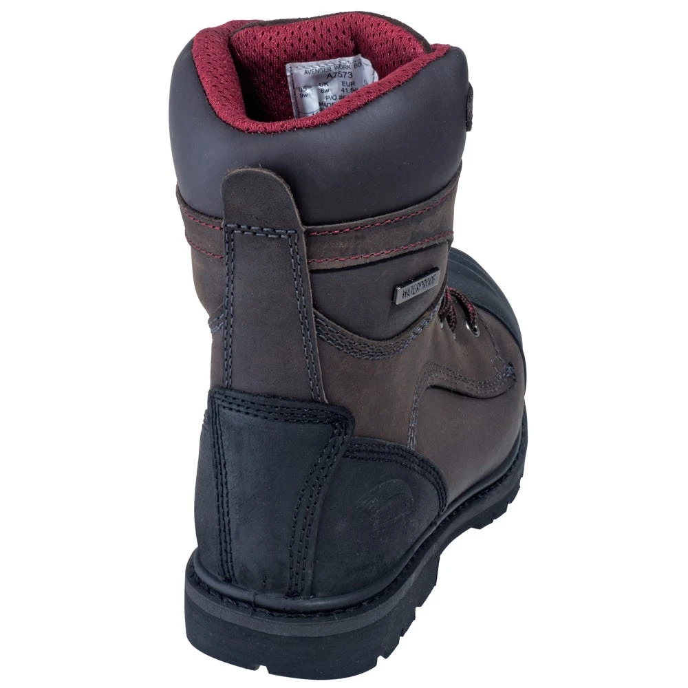 Avenger Boots: Men's A7573 Brown Insulated Waterproof Puncture-Resistant Composite Toe Boots 7 Avenger Boots: Men's A7573 Brown Insulated Waterproof Puncture-Resistant Composite Toe Boots - Image 7