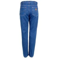 Carhartt Jeans: Men's B18 STW Stonewash Straight Fit Heavyweight 5 Pocket Work Jeans -Workingperson Deals Shirts Store b18dst carharttb 01 1