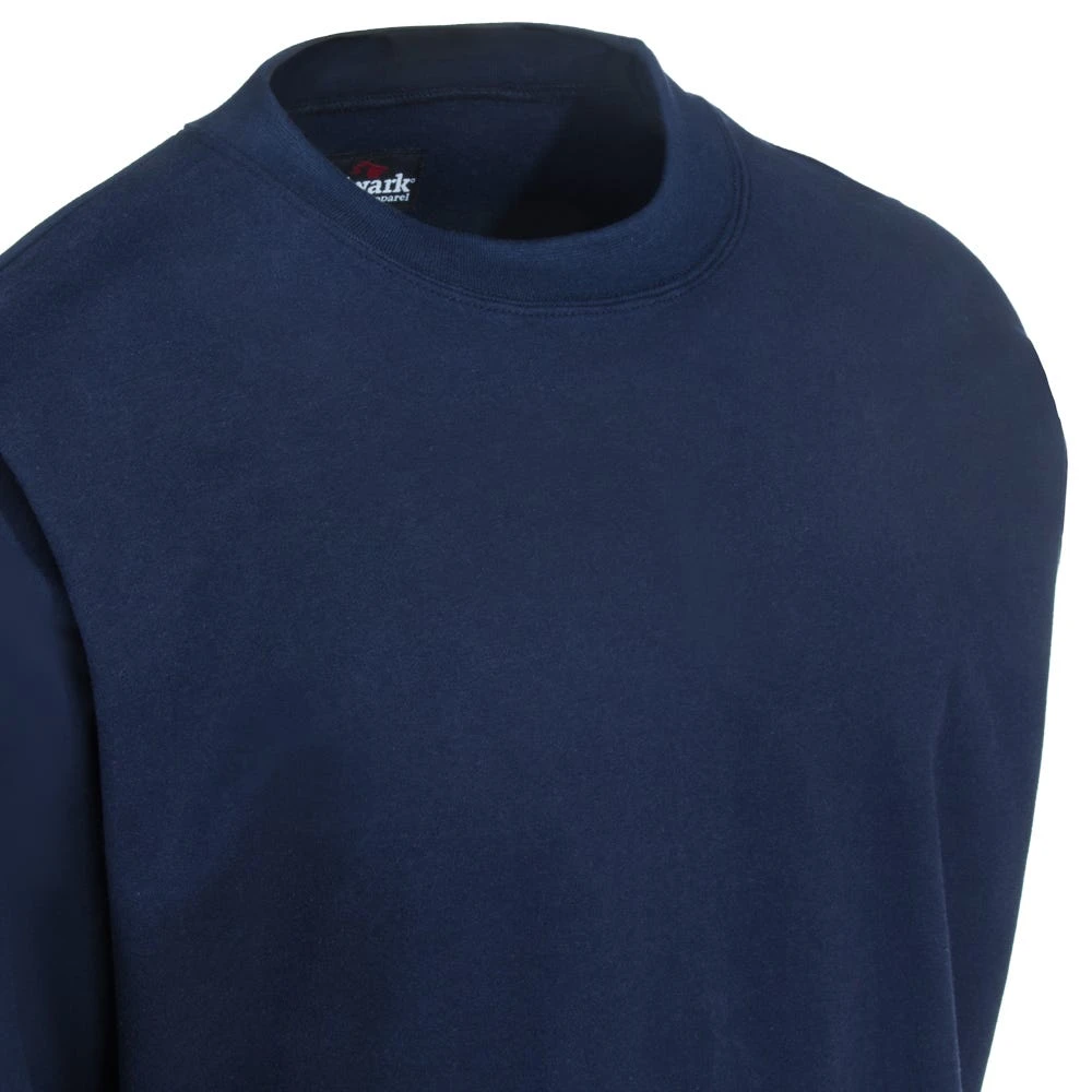 Bulwark Sweatshirts: Men's SEC2 NV Flame-Resistant Navy Blue Crewneck 1 Bulwark Sweatshirts: Men's SEC2 NV Flame-Resistant Navy Blue Crewneck
