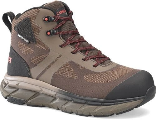 Carolina Boots: Men's CA1915 Brown Composite Toe Waterproof Align Voltrex Hi Athletic Hiker Boot 1 Carolina Boots: Men's CA1915 Brown Composite Toe Waterproof Align Voltrex Hi Athletic Hiker Boot