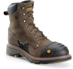 Carolina Boots: Men's CA2559 Brown 8” Composite Toe Workflex Work Boots
