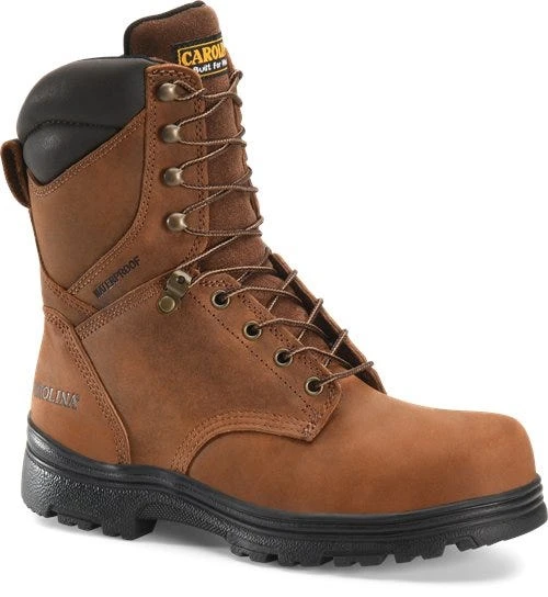 Carolina Boots: Men's CA3524 Steel Toe Brown EH Waterproof Work Boots 1 Carolina Boots: Men's CA3524 Steel Toe Brown EH Waterproof Work Boots