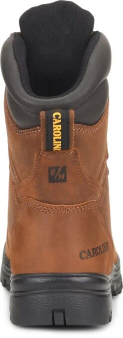 Carolina Boots: Men's CA3524 Steel Toe Brown EH Waterproof Work Boots 11 Carolina Boots: Men's CA3524 Steel Toe Brown EH Waterproof Work Boots -Workingperson Deals Shirts Store ca3524 500xauto heel 1
