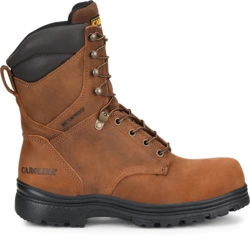 Carolina Boots: Men's CA3524 Steel Toe Brown EH Waterproof Work Boots 2 Carolina Boots: Men's CA3524 Steel Toe Brown EH Waterproof Work Boots - Image 2