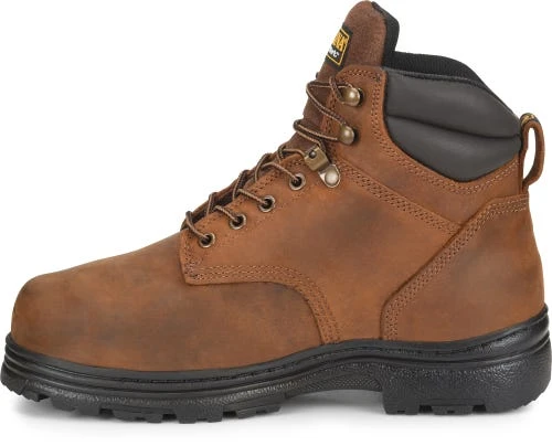 Carolina Boots: Men's CA3527 Brown Steel Toe Internal Met Guard EH Work Boots 3 Carolina Boots: Men's CA3527 Brown Steel Toe Internal Met Guard EH Work Boots - Image 3