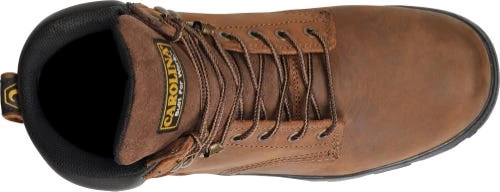 Carolina Boots: Men's CA3527 Brown Steel Toe Internal Met Guard EH Work Boots 6 Carolina Boots: Men's CA3527 Brown Steel Toe Internal Met Guard EH Work Boots - Image 6