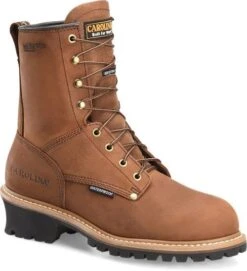 Carolina Boots: Men's Waterproof CA4821 Insulated Logger Boots