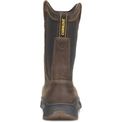 Carolina Boots: Men's CA5557 Brown Composite Toe Subframe 10" Pull On Wellington Waterproof Work Boot -Workingperson Deals Shirts Store ca5557 500xauto heeledit