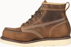 Carolina Boots: Men’s CA7011 Old Town Folklore AMP USA 6” Domestic Moc Toe Wedge Work Boot 9 Carolina Boots: Men’s CA7011 Old Town Folklore AMP USA 6” Domestic Moc Toe Wedge Work Boot -Workingperson Deals Shirts Store ca7011 500xauto instep