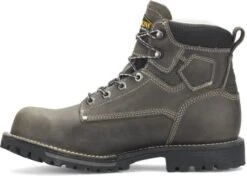 Carolina Boots: Men's CA7532 Grey 6” PitStop Waterproof Comp Toe Work Boots 9 Carolina Boots: Men's CA7532 Grey 6” PitStop Waterproof Comp Toe Work Boots -Workingperson Deals Shirts Store ca7532 500xauto instep