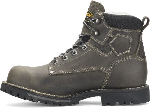 Carolina Boots: Men's CA7532 Grey 6” PitStop Waterproof Comp Toe Work Boots 3 Carolina Boots: Men's CA7532 Grey 6” PitStop Waterproof Comp Toe Work Boots - Image 3
