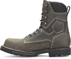 Carolina Boots: Men's CA8532 Grey 8” Waterproof Composite Toe Work Boots 9 Carolina Boots: Men's CA8532 Grey 8” Waterproof Composite Toe Work Boots -Workingperson Deals Shirts Store ca8532 500xauto instep