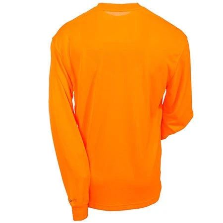 Carhartt Force Shirts: Men's Force Orange 100494 824 High Visibility Work Shirt 3 Carhartt Force Shirts: Men's Force Orange 100494 824 High Visibility Work Shirt - Image 3
