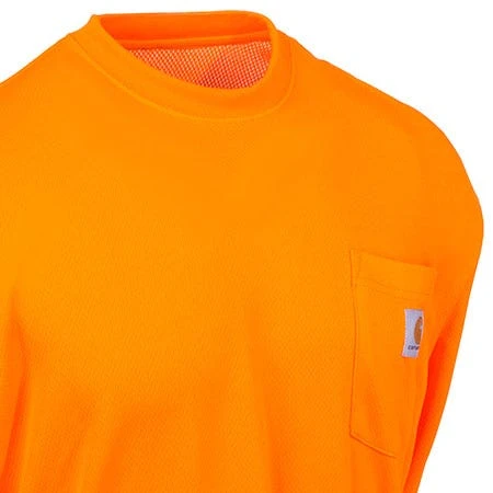 Carhartt Force Shirts: Men's Force Orange 100494 824 High Visibility Work Shirt 1 Carhartt Force Shirts: Men's Force Orange 100494 824 High Visibility Work Shirt