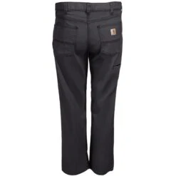 Carhartt Pants: Men's 102517 039 Gravel Grey Rugged Flex Rigby Five-Pocket Canvas Work Pants -Workingperson Deals Shirts Store carhartt 102517 039 b 01