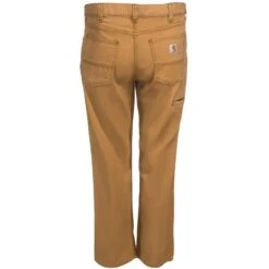 Carhartt Pants: Men's 102517 918 Brown Hickory Rigby Rugged Flex Canvas Five-Pocket Pants