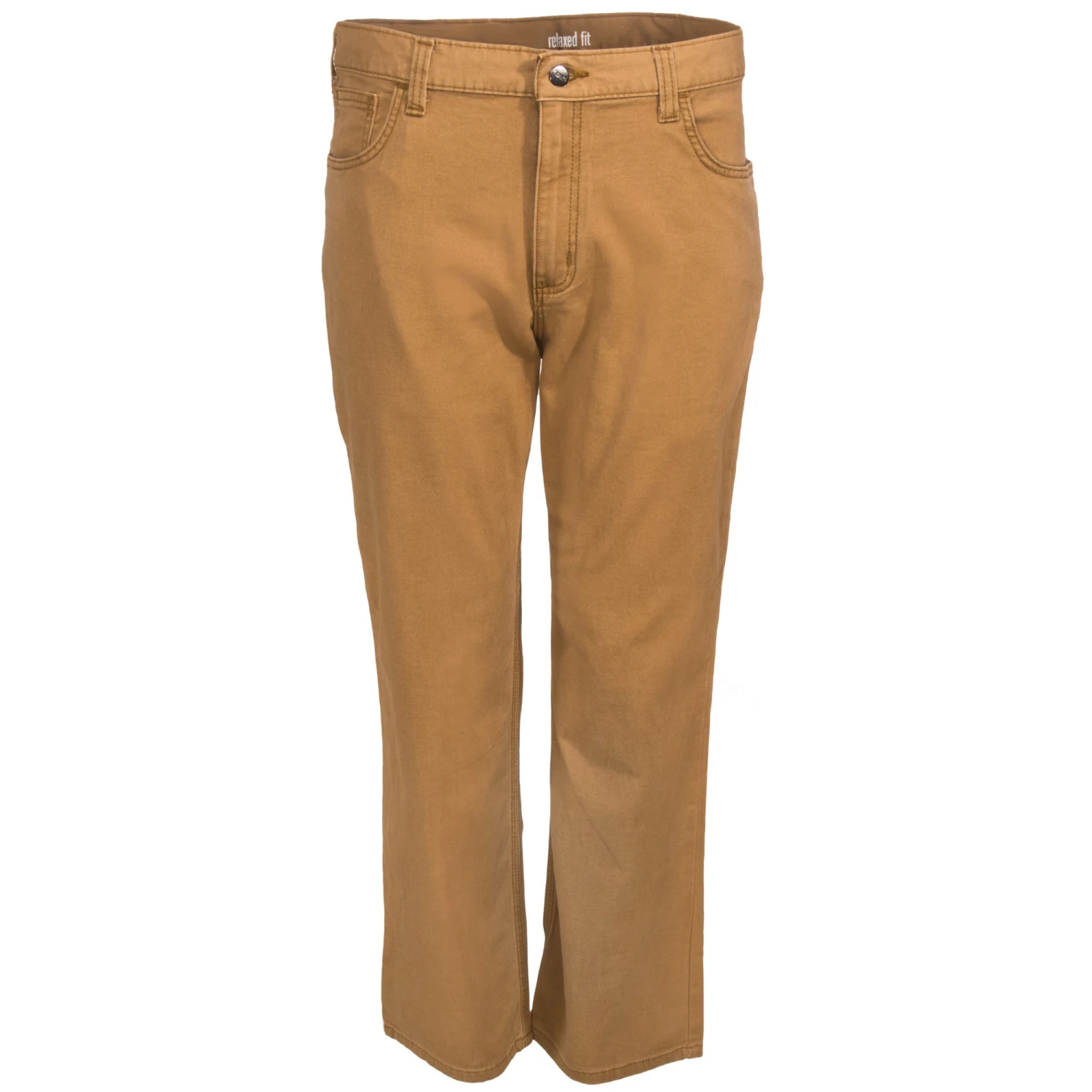 Carhartt Pants: Men's 102517 918 Brown Hickory Rigby Rugged Flex Canvas Five-Pocket Pants 2 Carhartt Pants: Men's 102517 918 Brown Hickory Rigby Rugged Flex Canvas Five-Pocket Pants - Image 2