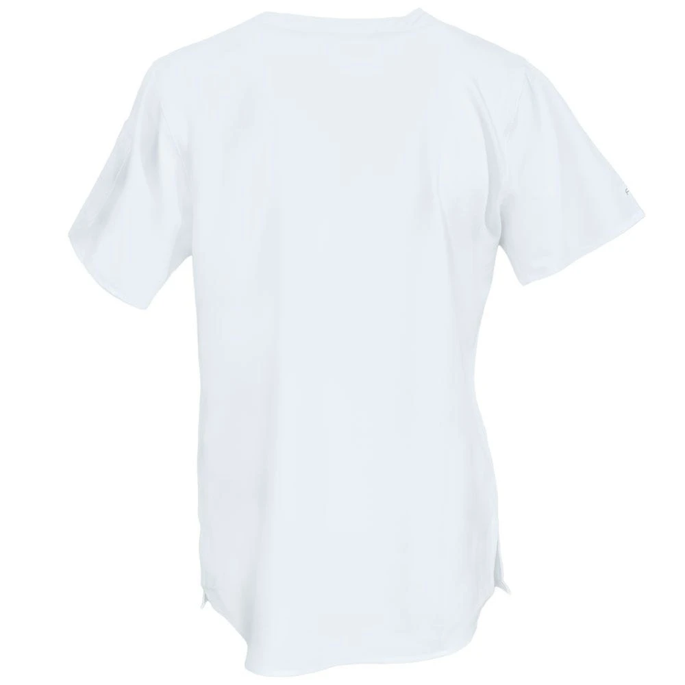 Carhartt Scrubs: Women's 12110 WHT White V-Neck Media Scrub Top 1 Carhartt Scrubs: Women's 12110 WHT White V-Neck Media Scrub Top