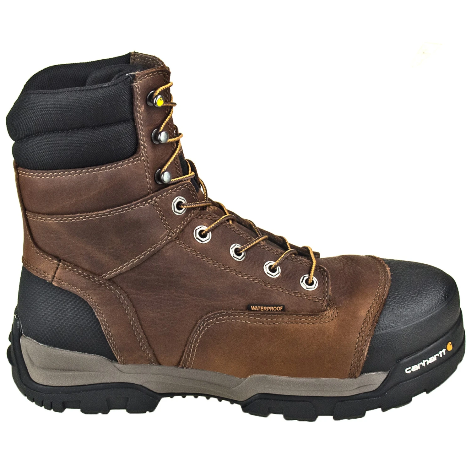 Carhartt Boots: Energy 8-Inch Waterproof EH Composite Toe CME8355 Men's Brown Work Boots 4 Carhartt Boots: Energy 8-Inch Waterproof EH Composite Toe CME8355 Men's Brown Work Boots - Image 4