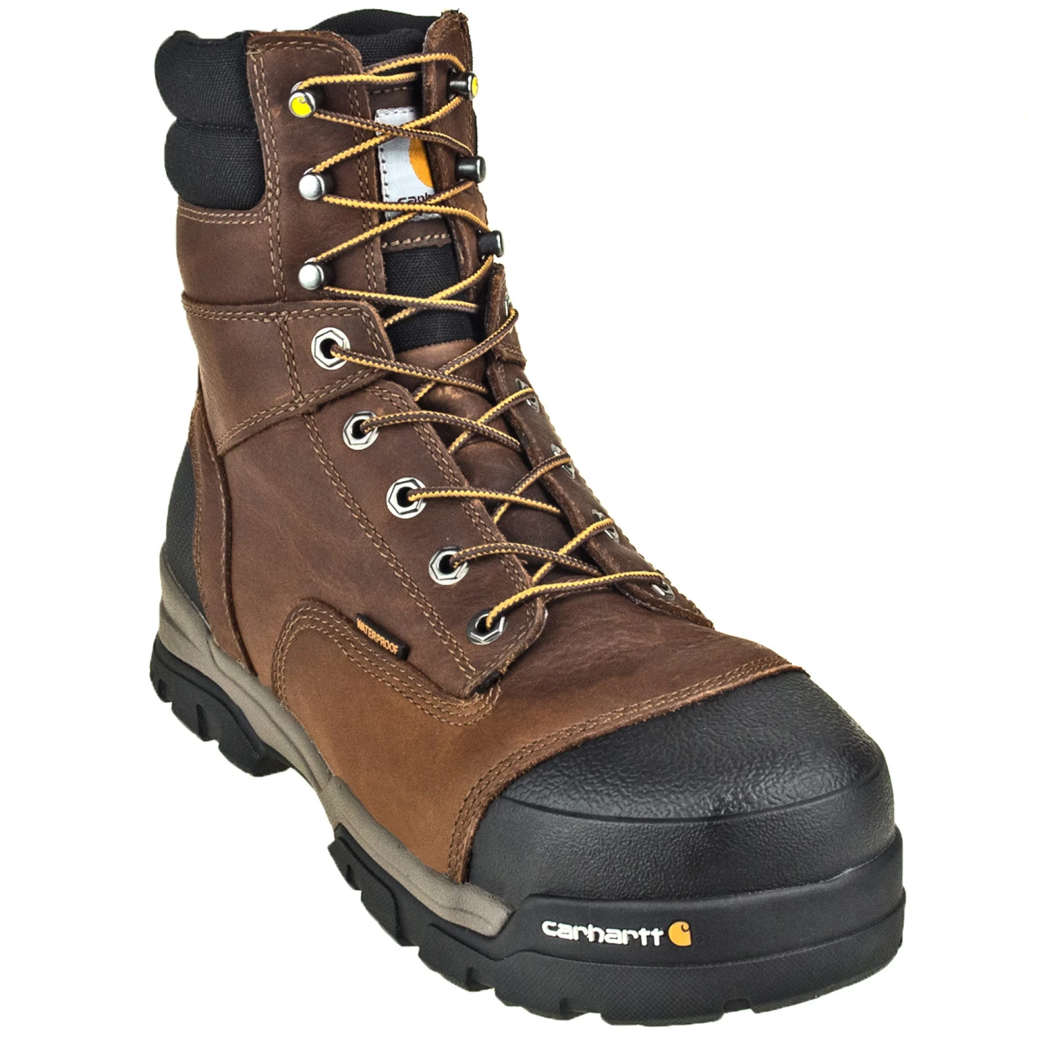 Carhartt Boots: Energy 8-Inch Waterproof EH Composite Toe CME8355 Men's Brown Work Boots 5 Carhartt Boots: Energy 8-Inch Waterproof EH Composite Toe CME8355 Men's Brown Work Boots - Image 5