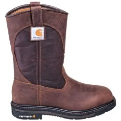 Carhartt Boots: Men's CMP1218 Steel Toe Oil-Tanned Leather Wellington Boots -Workingperson Deals Shirts Store carhartt cmp1218 o 01