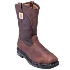 Carhartt Boots: Men's CMP1218 Steel Toe Oil-Tanned Leather Wellington Boots -Workingperson Deals Shirts Store carhartt cmp1218w p 01